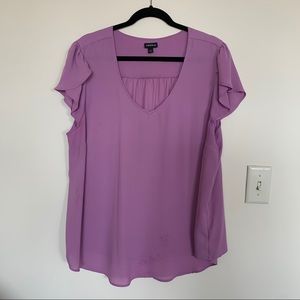 Purple Tailored Top
